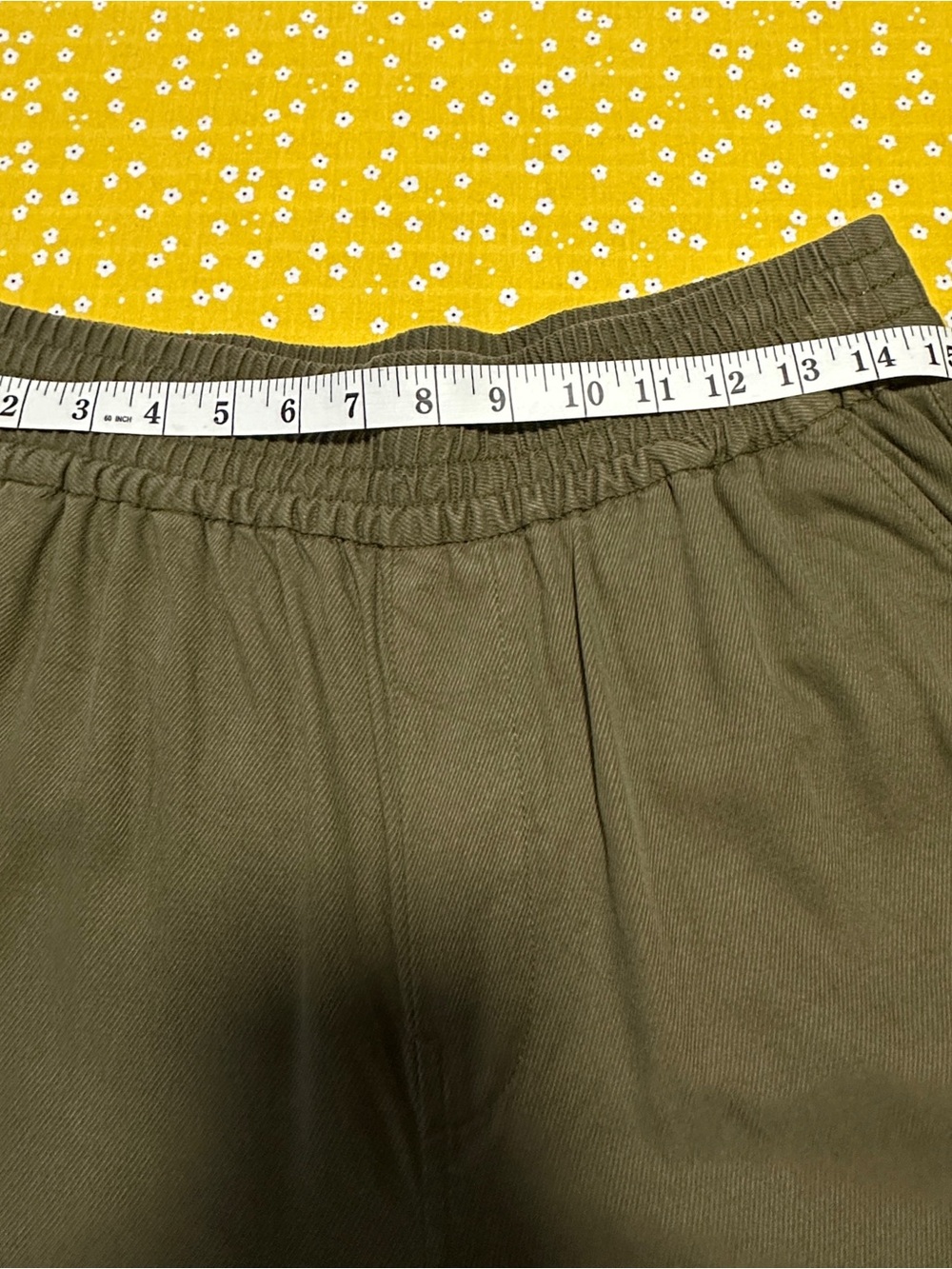 Madewell olive 🫒 wide-leg flowy pants - Picture 8 of 15